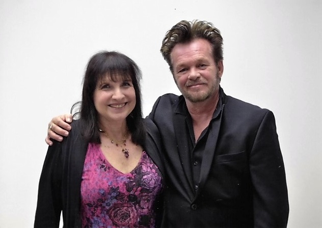 Carole Sorell and John Mellencamp at the Butler Institute of American Art VIP reception