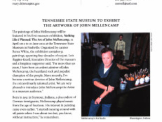 John Mellencamp Tennessee Press Release